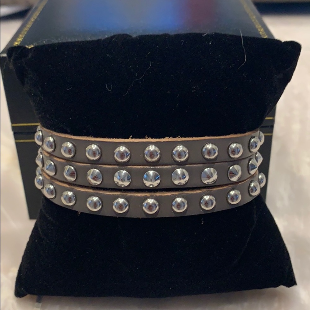 Leather studded Bracelet